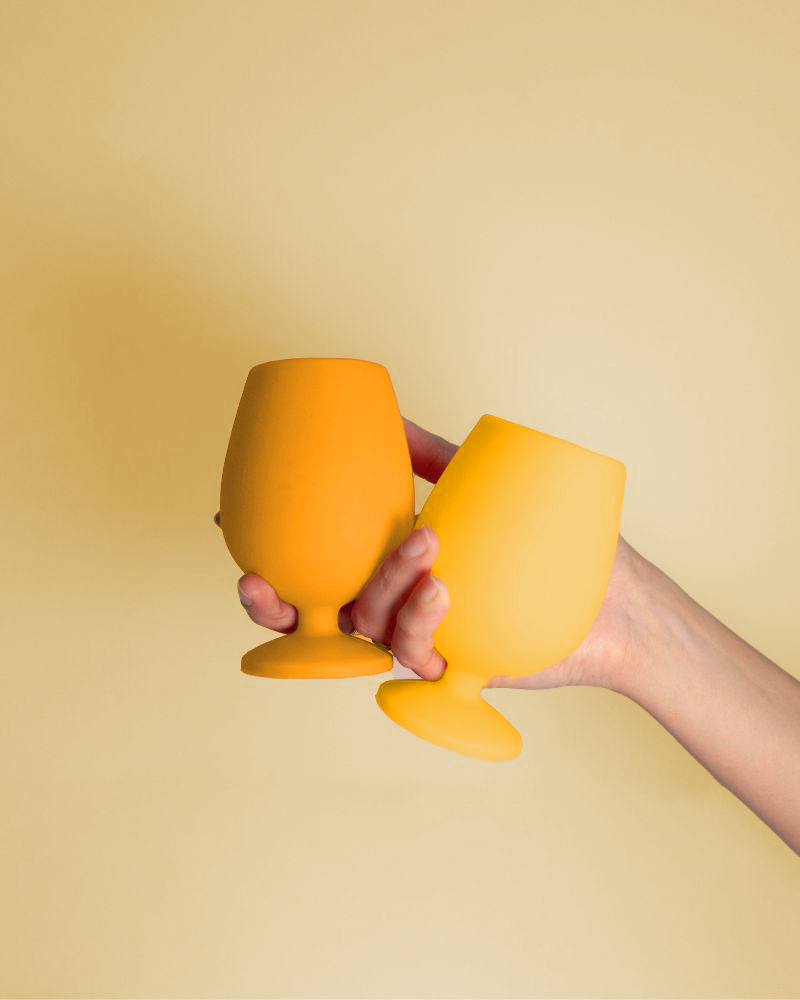 porter green | style + sustainability - Wholesale Wine glass - Buttermilk + Sunflower |Stemm| Unbreakable Wine Glasses2