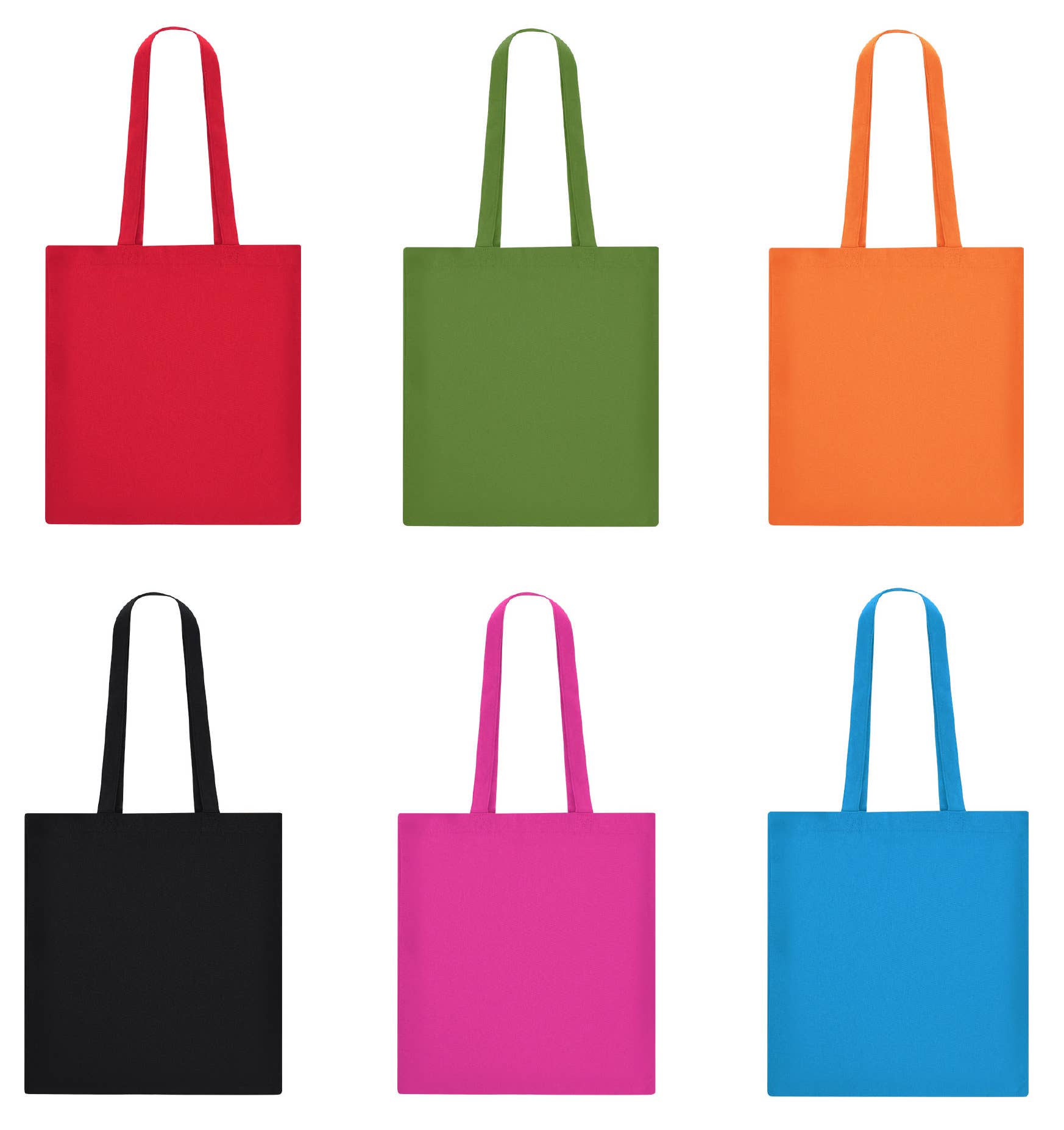 MANIFOL - Wholesale Top Handle Bag - Women's - COTTON TOTE BAG 36X40CM 6 COLORS