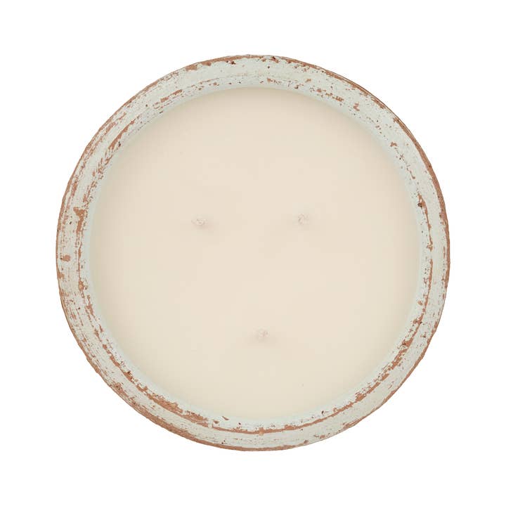 My Amigos Imports - Wholesale Candle holder - Roundsy™ Candle Ready Clay Vessel-6x2.5-3 in-3 Color Choices1