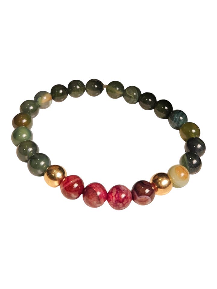 Éclipse Élégance Green Agate for wholesale by Je Ne Sais Quoi