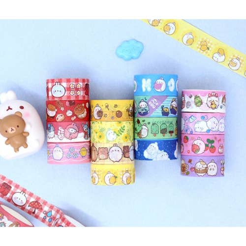 BCZShop - Wholesale Tape - MOLANG STAMP & TAPE SET4