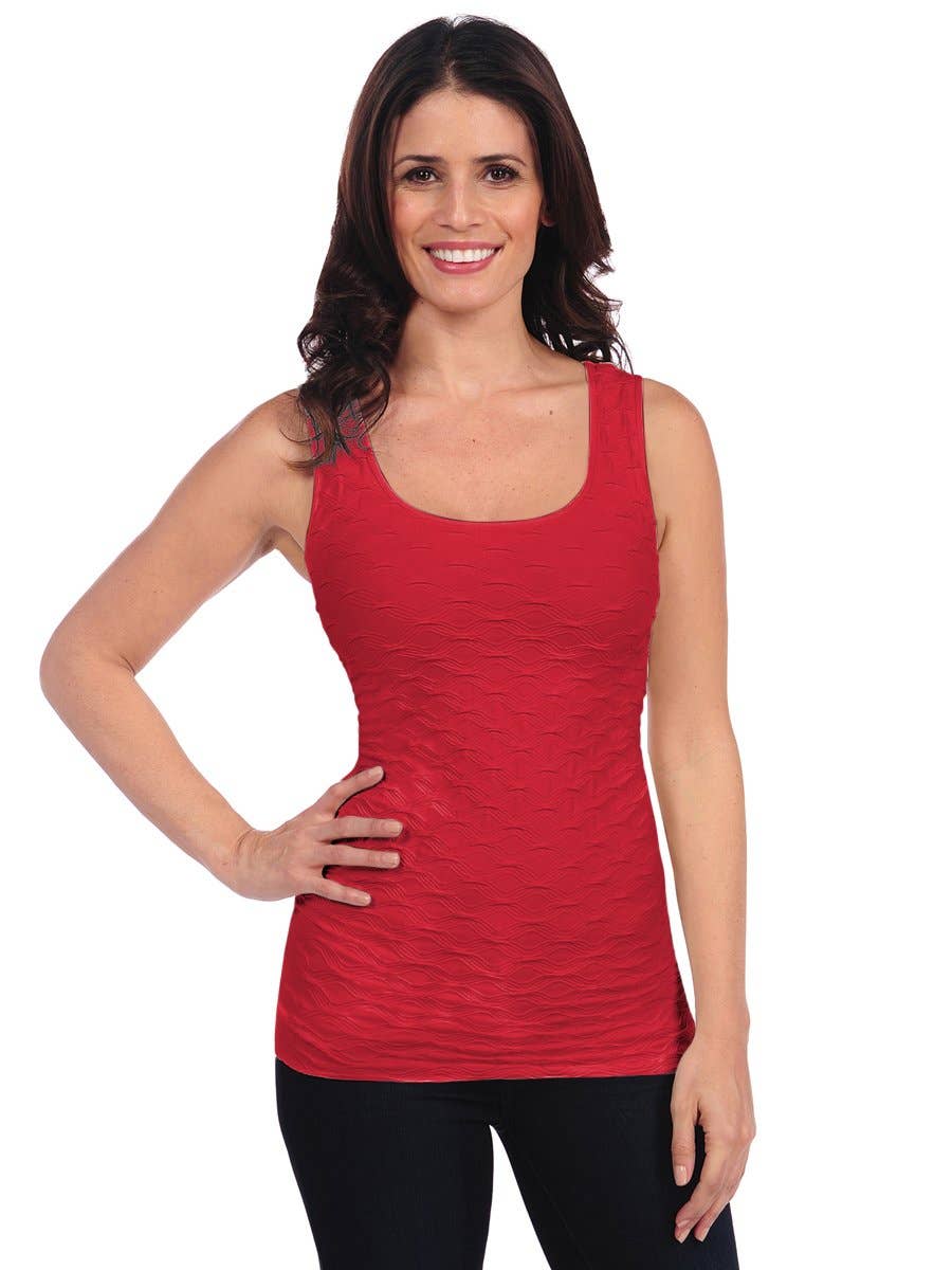 TINA Stephens Italy/Tees By Tina - Wholesale Tank Top - Women's - Lattice Tank (28T)3