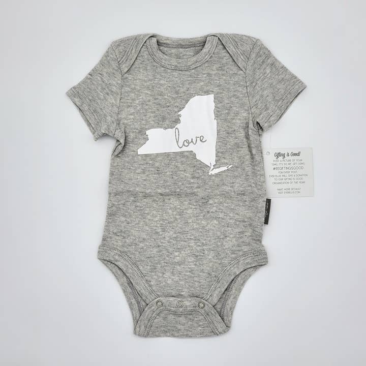 New York Love Baby Bodysuit – Soft Cotton Onesie (3-6M)
for wholesale by Crover