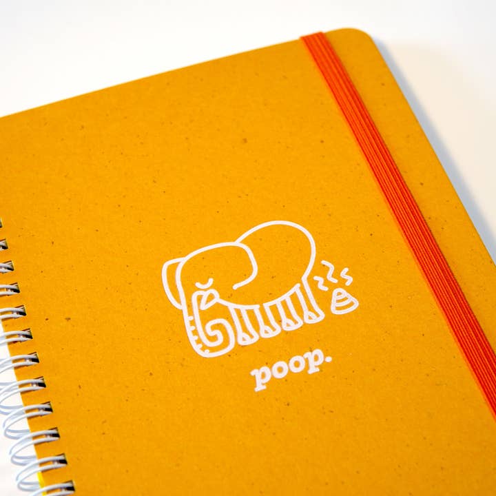 Odd Goose - Wholesale Notebook - Elephant Poop Foil Printed Notebook