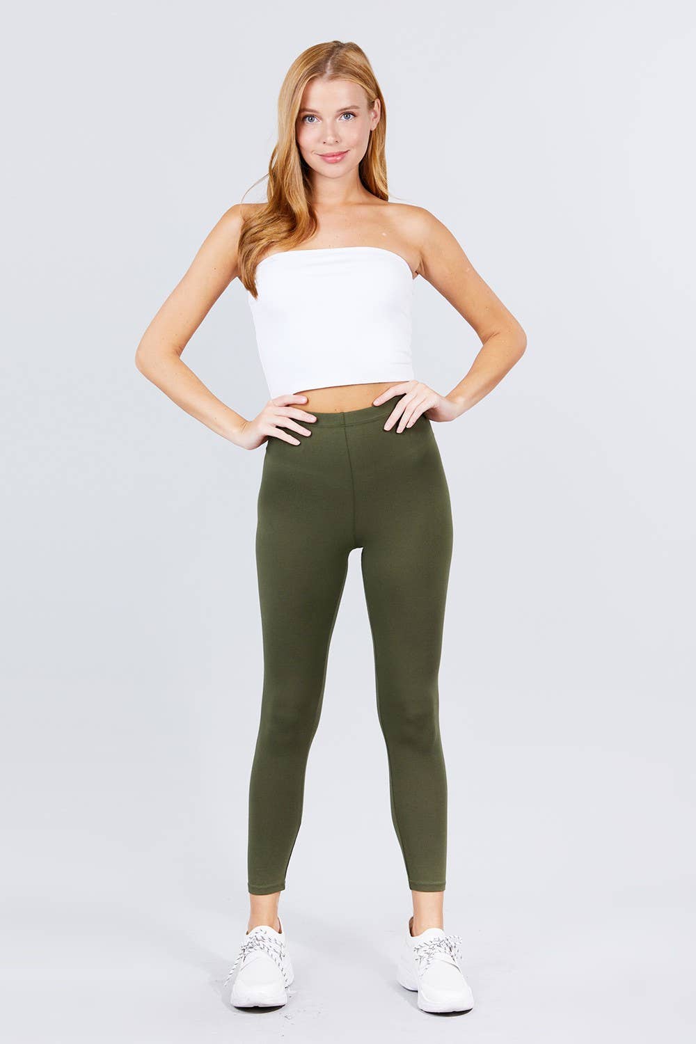 Active Basic | Active USA - Wholesale Athletic/Lounge Leggings - Women's - Cotton Spandex Leggings2
