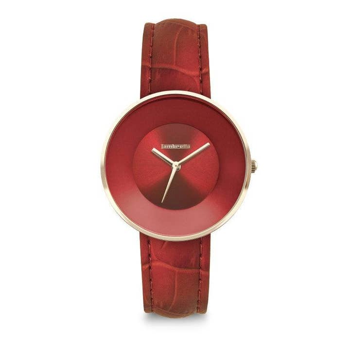 Cielo 34 Gold Croco Rouge pour la vente par Lambretta Watches