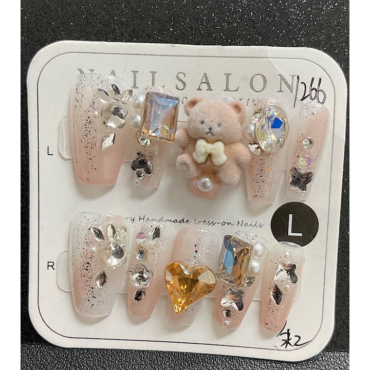 Kids Charm Online - Wholesale Press-On/Fake Nails - WOMEN PRESS ON ACRYLIC NAILS. (HANDMADE)3