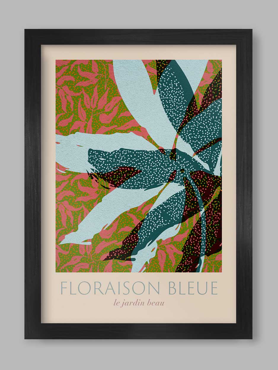 The Northern Line – wholesale Art print – Floraison Bleue - Botanical Print0