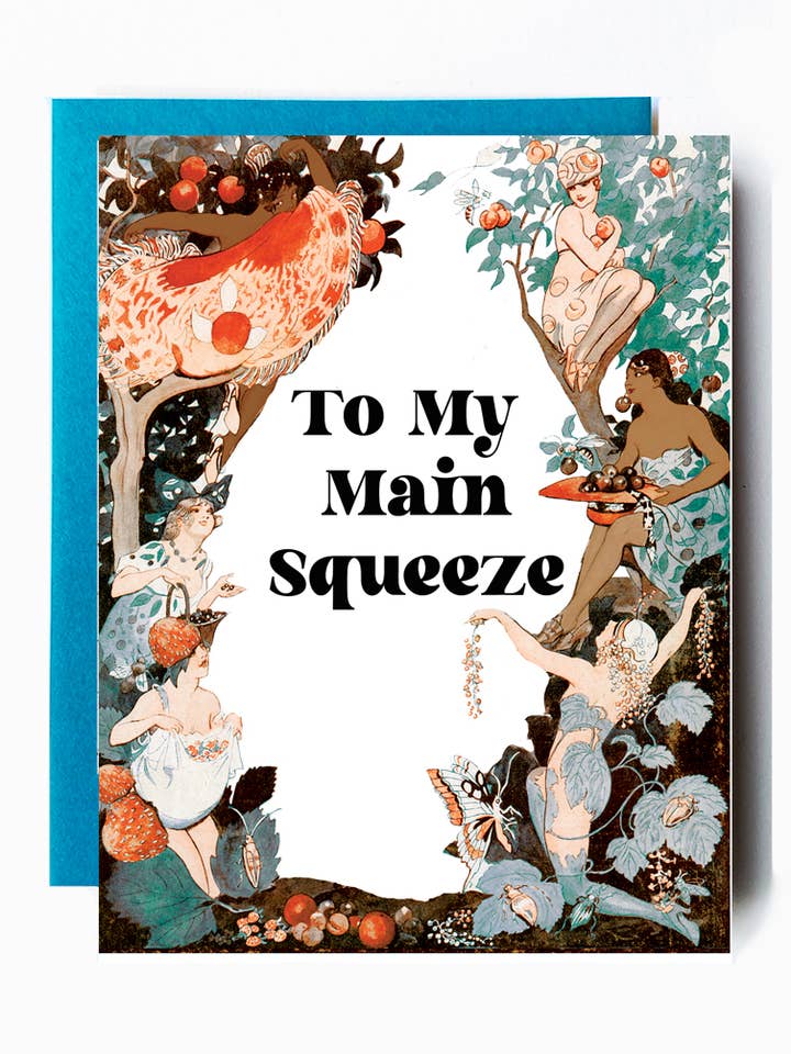 Main Squeeze Love Card for wholesale by The Twentieth