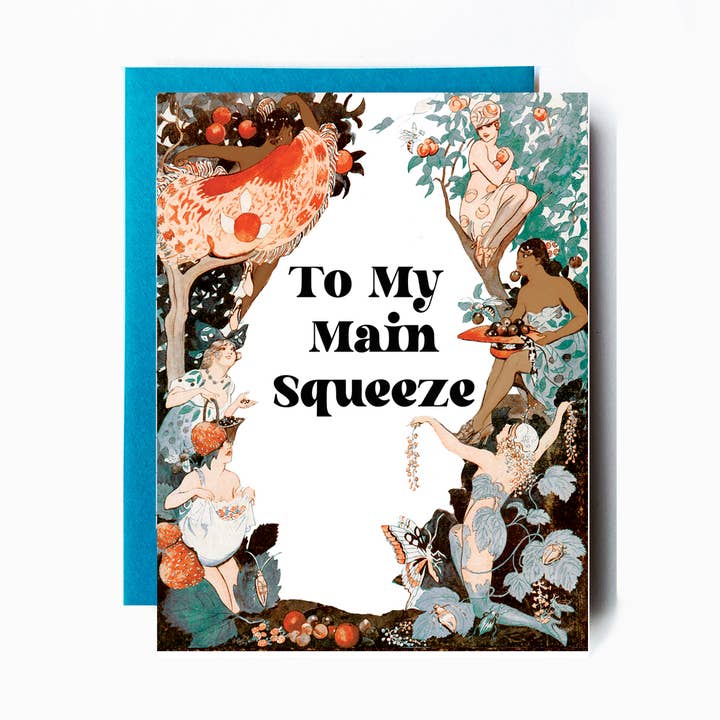 Main Squeeze Love Card for wholesale by The Twentieth