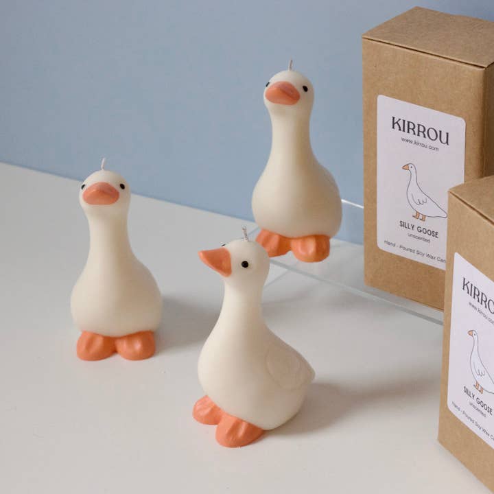 Silly Goose Candle / Geese Decorative Soy Candle for wholesale by Kirrou