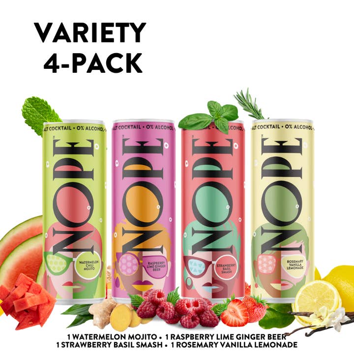 NOPE Beverages - Wholesale Non-Alcoholic Aperitif/Mocktail - NOPE Beverages Watermelon Chili Mojito 11