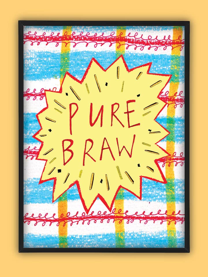 REN BRAW! Konsttryck för wholesale av Claire Barclay Draws