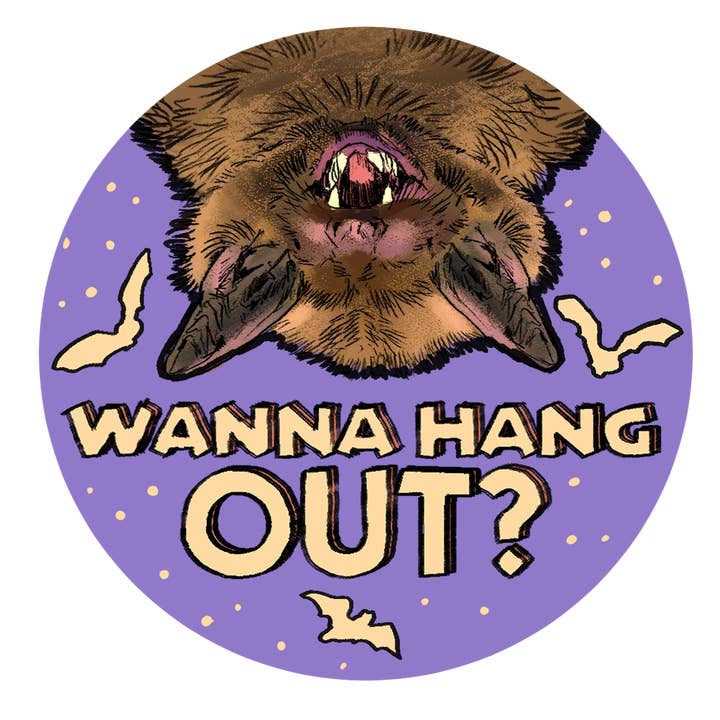 Vil du hænge ud flagermus træmagnet for engroshandel hos Rextooth Studios