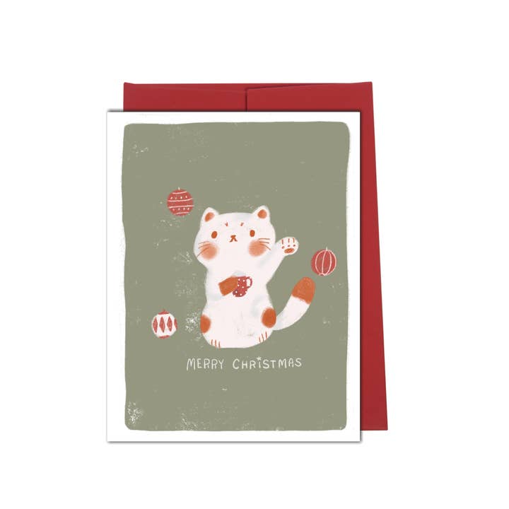 Natal Neko - Gato por atacado de New Moon Paper Goods