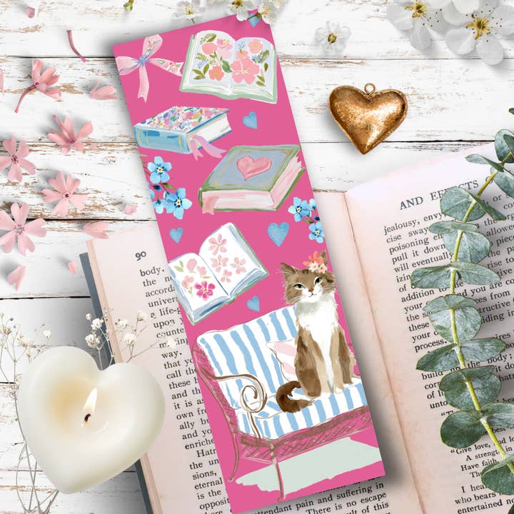 Bookmark for the book The Cat of the Spring Pages for wholesale by Les Moonettes