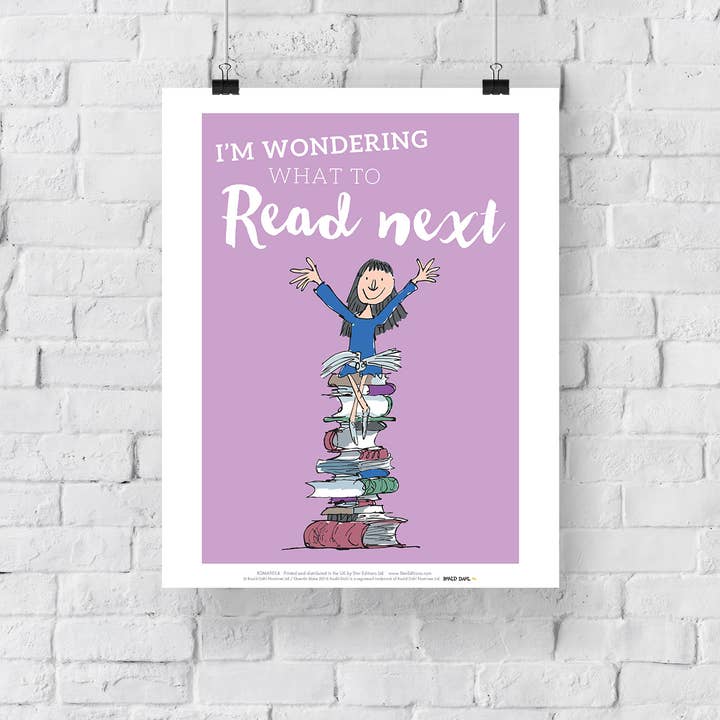 Star Editions – wholesale Art print – Roald Dahl Quote 2- Matilda - 11X14” Premium Art Print