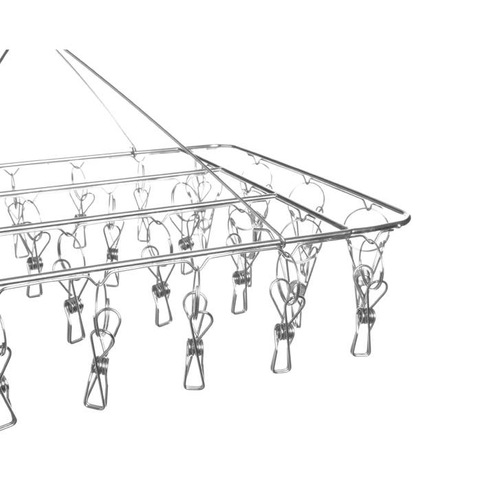 EcoLuxe Living - Wholesale Clothes hangers - Silver Marine Grade Stainless Peg Hanger (100% Rust Proof)3