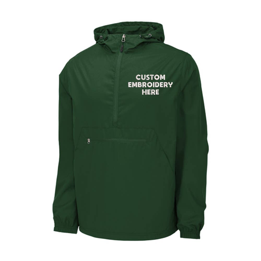 TSS Printing - Wholesale Athletic Jacket - Men's - Men's Embroidered Packable Anorak - Your Logo Embroider10