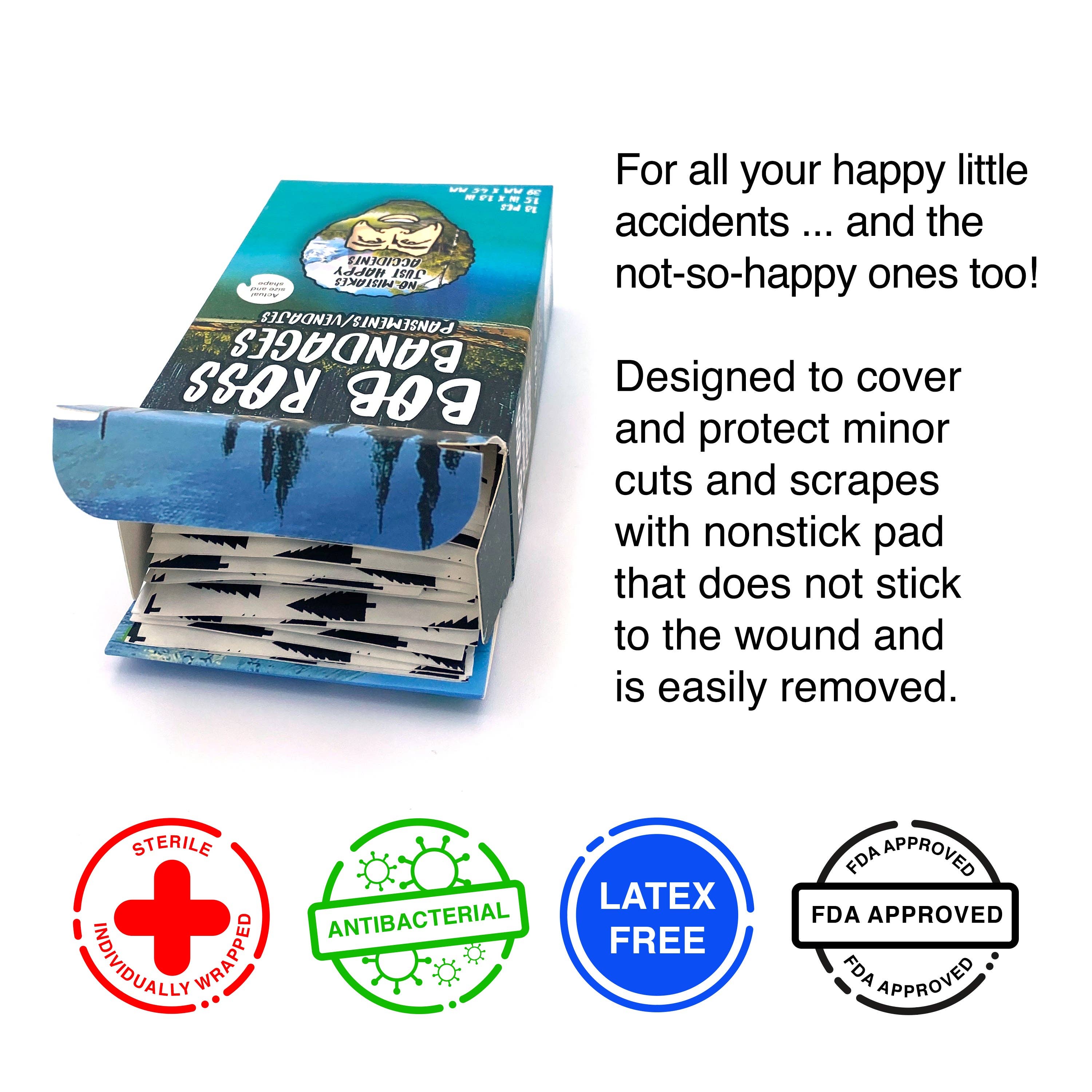 AQUARIUS, GAMAGO, ICUP, & ROCK SAWS by NMR Brands - Vente Pansement/bandage – enfant et bébé - Pansements adhésifs Bob Ross2