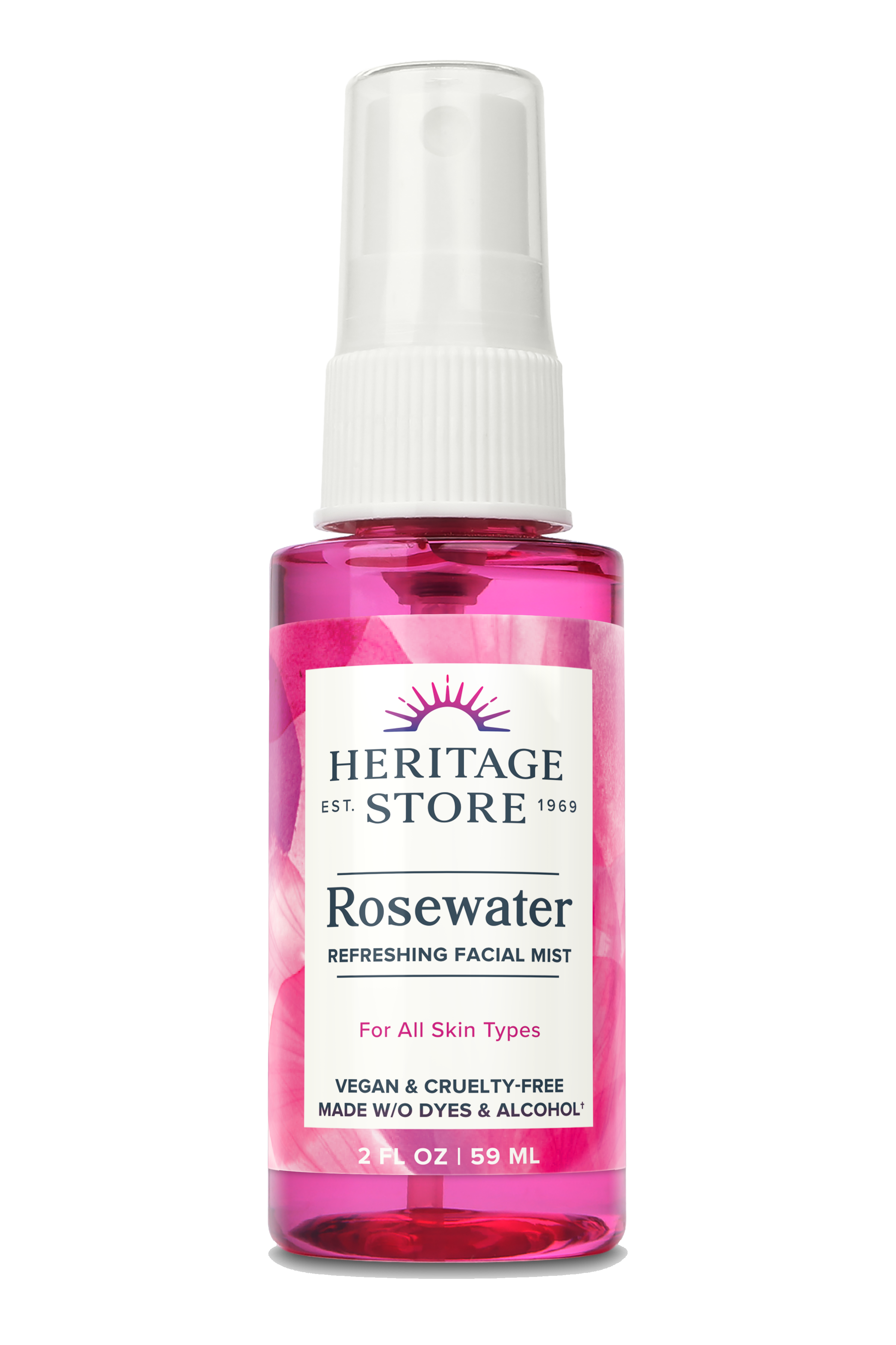 Heritage Store - Wholesale Face & Body Mist/Water - Rosewater 2oz/4oz/8oz8