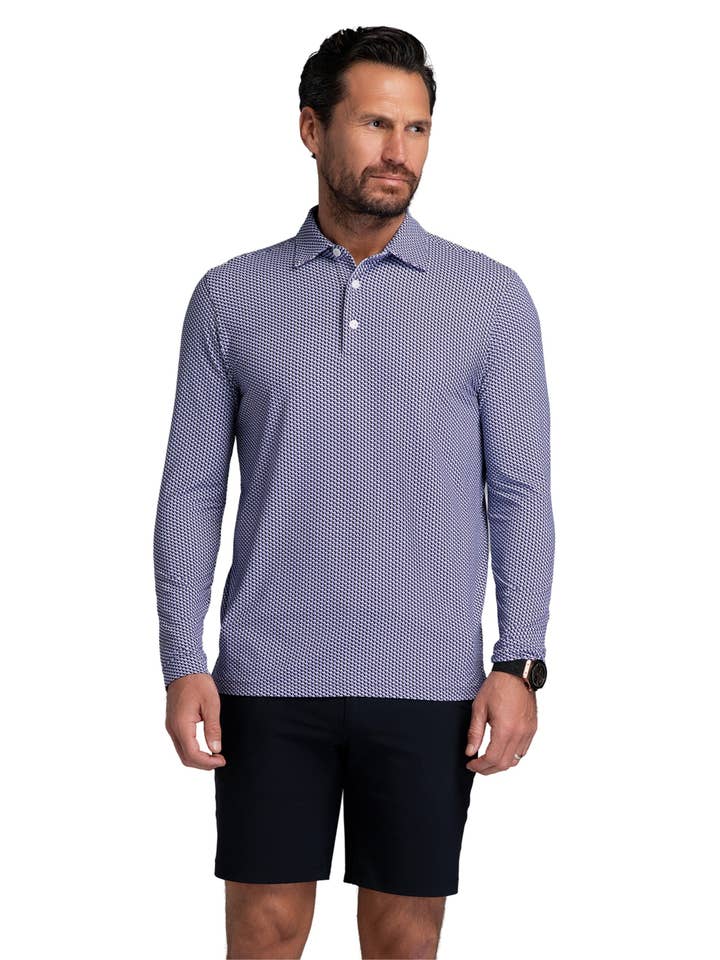 IBKÜL - Wholesale Polo - Men's - Cube Art Long Sleeve Polo18
