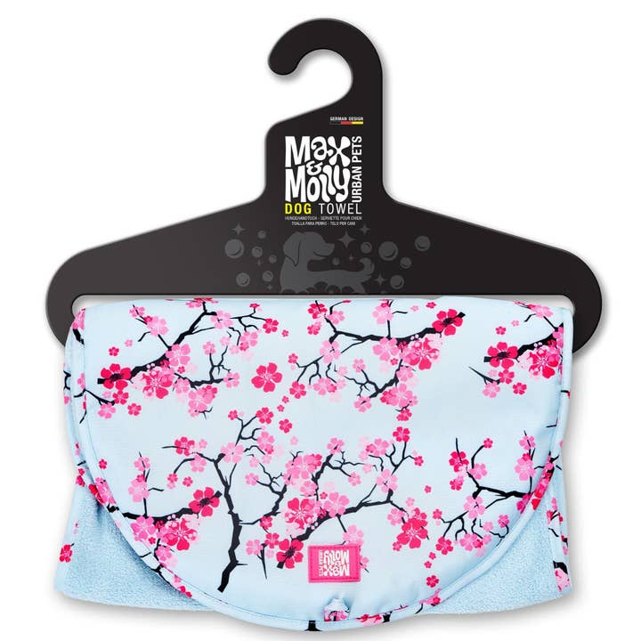 Serviette pour chien - Original Cherry Bloom pour la vente par Max & Molly