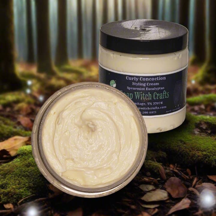 Curly Concoction Moisturizing Styling Cream - Lavender Peppermint for wholesale by Soap Witch Crafts