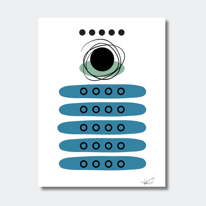 Art Prints 8x10 – Giclée Geometric Modern Print – Unframed for wholesale by Wild Thorn Collective