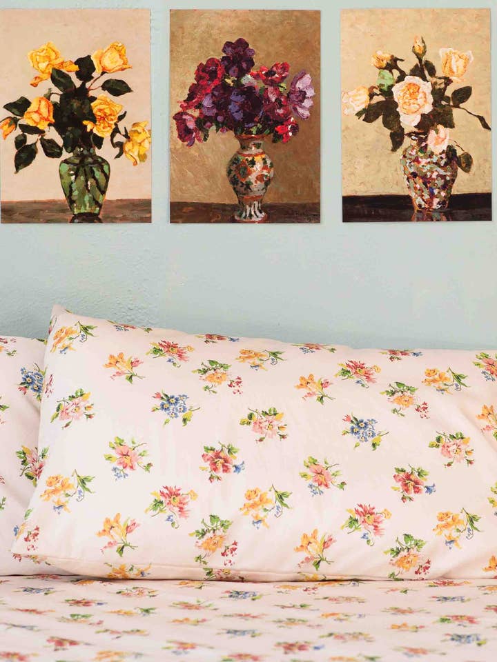 Art Print Set - New Flowers for wholesale by Lazybones