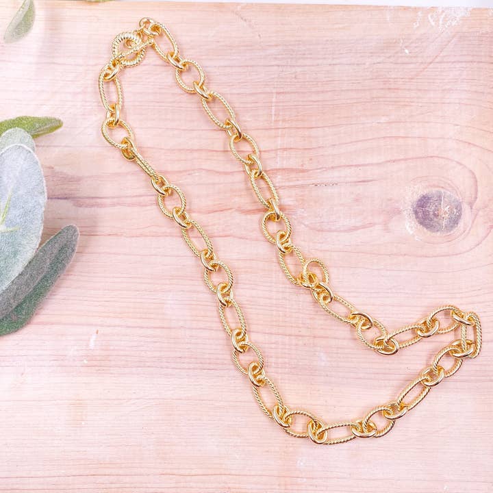 Collana Shaina - Oro 24" per la vendita all'ingrosso da parte di MM Designs