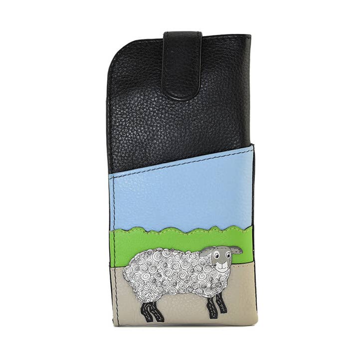 El estuche para gafas Woolpack para venta al por mayor de Mala Leather