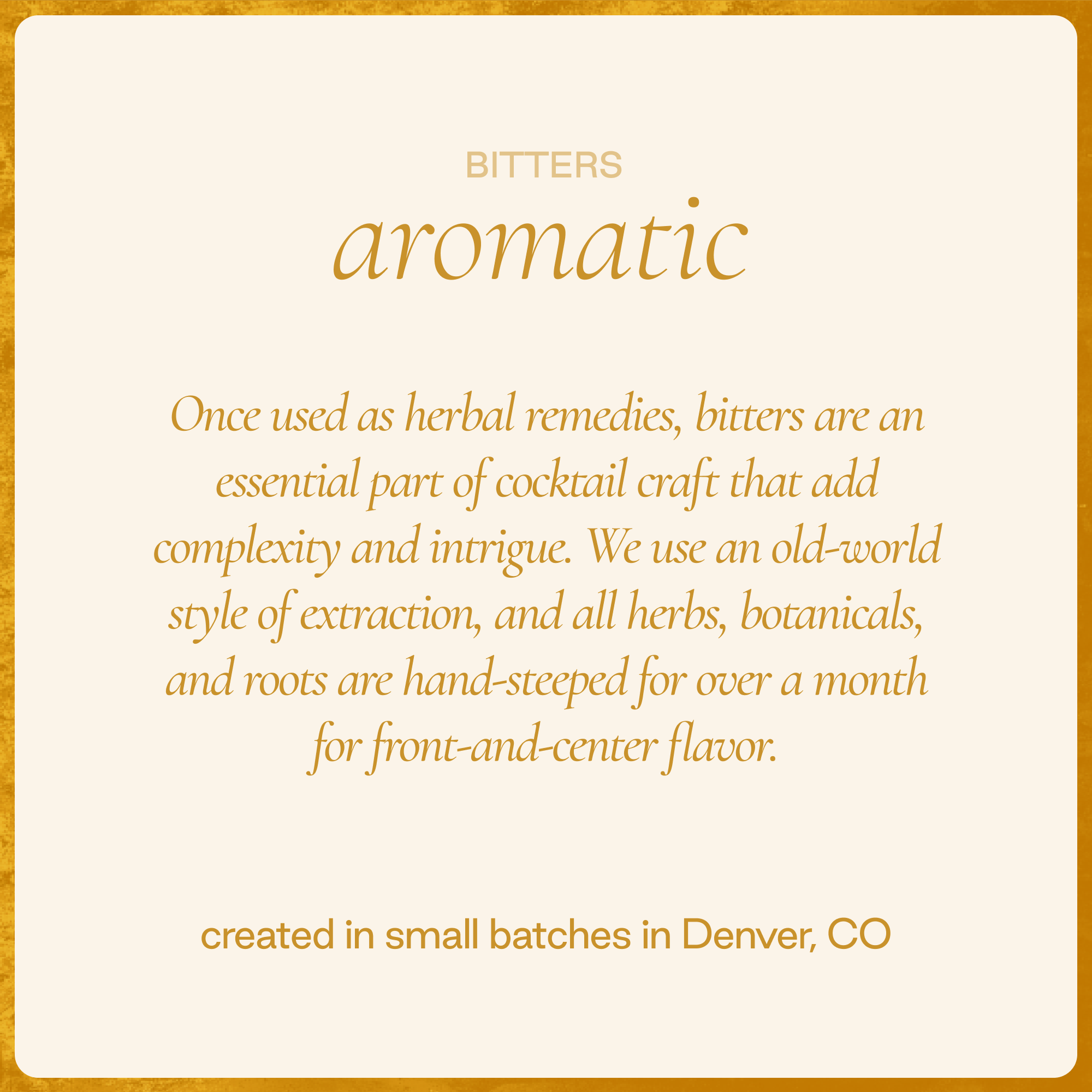 Strongwater - Wholesale Bitters - Aromatic Bitters3