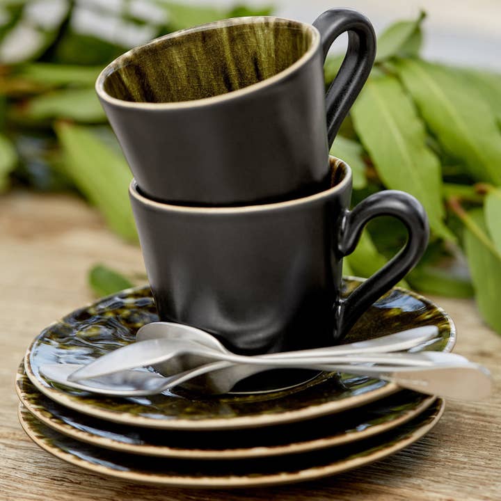 Costa Nova - Wholesale Beer Glass/Mug - Riviera EspressoCup And Saucer 8cl Forets Atcs 04