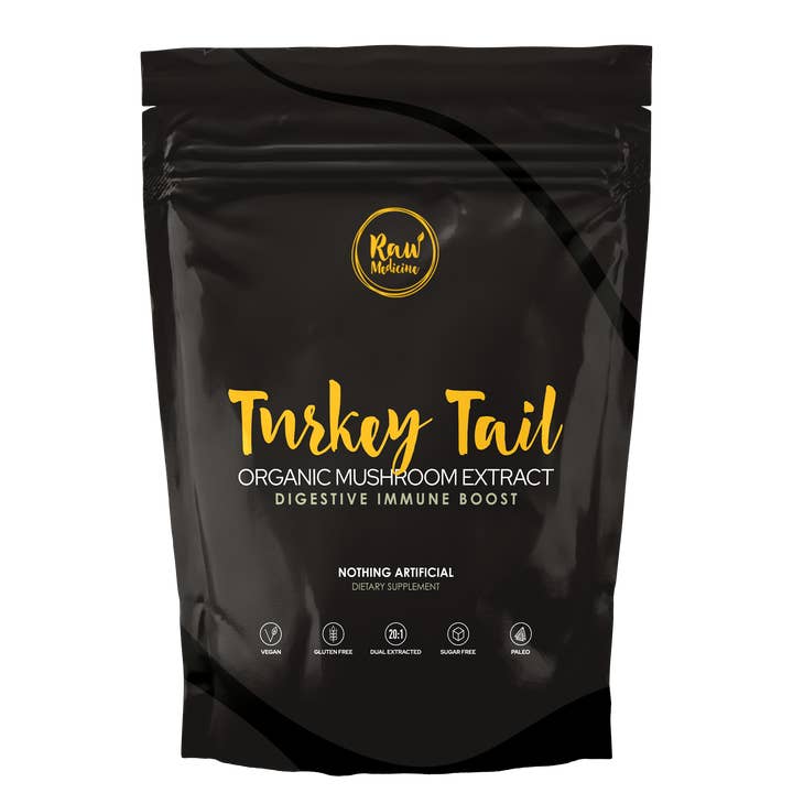Raw Medicine - Wholesale Oral supplement/vitamin - Organic 20:1 Turkey Tail Mushroom Extract8