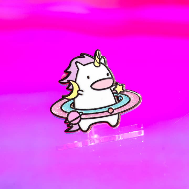 Robot Dance Battle - Wholesale Lapel Pin/Button - Work it, Galaxy Unicorn Enamel Pin