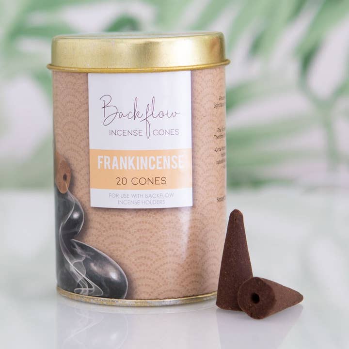 6 Tins of Elements Frankincense Jumbo Backflow Cones for wholesale by Something Different Wholesale