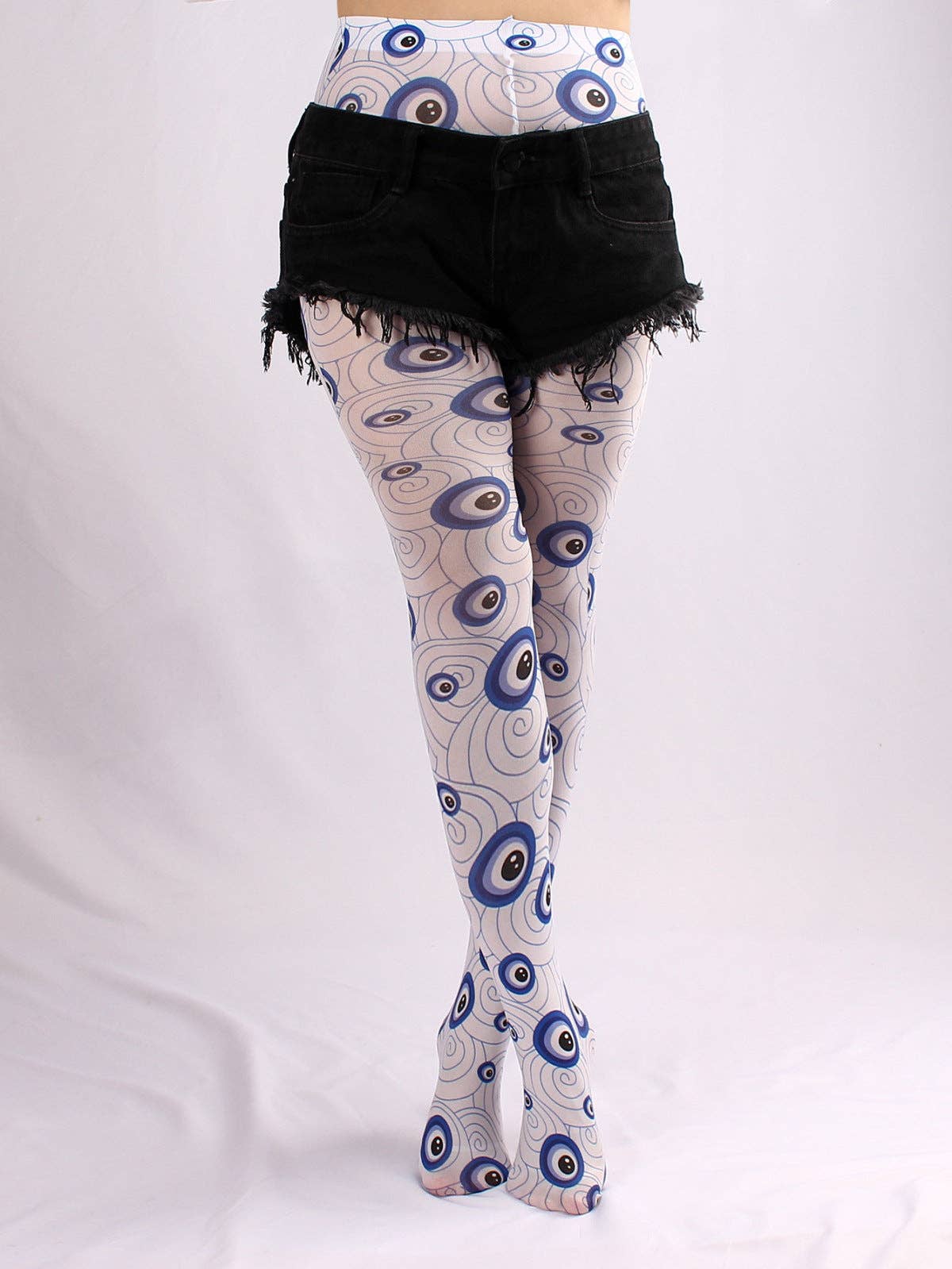 SALINA TRADING INC - Wholesale Tights - Women's - Women Fashion Creative Evil Eye Printed Pantyhose2