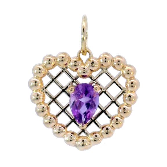 Mini Blonde Vedhæng - Ametyst for engroshandel hos Olivve