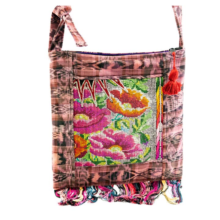 Lumily - Wholesale Crossbody Bag - Women's - Samara Up-cycled Huipil Corte Purse - Guatemala1