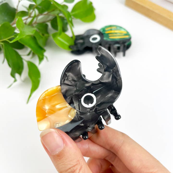 mildstyles - Wholesale Hair Clip - Women's - Giant stag beetle and Rhinoceros beetlehaire claw clip2