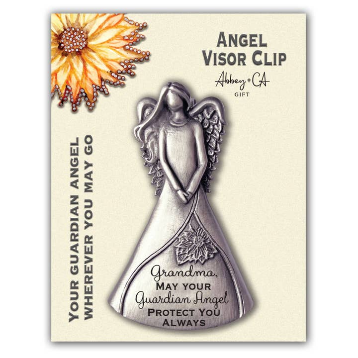 Abbey + CA Gift - Wholesale Car Decorative Charm - Unisex - Guardian Angel Visor Clips11