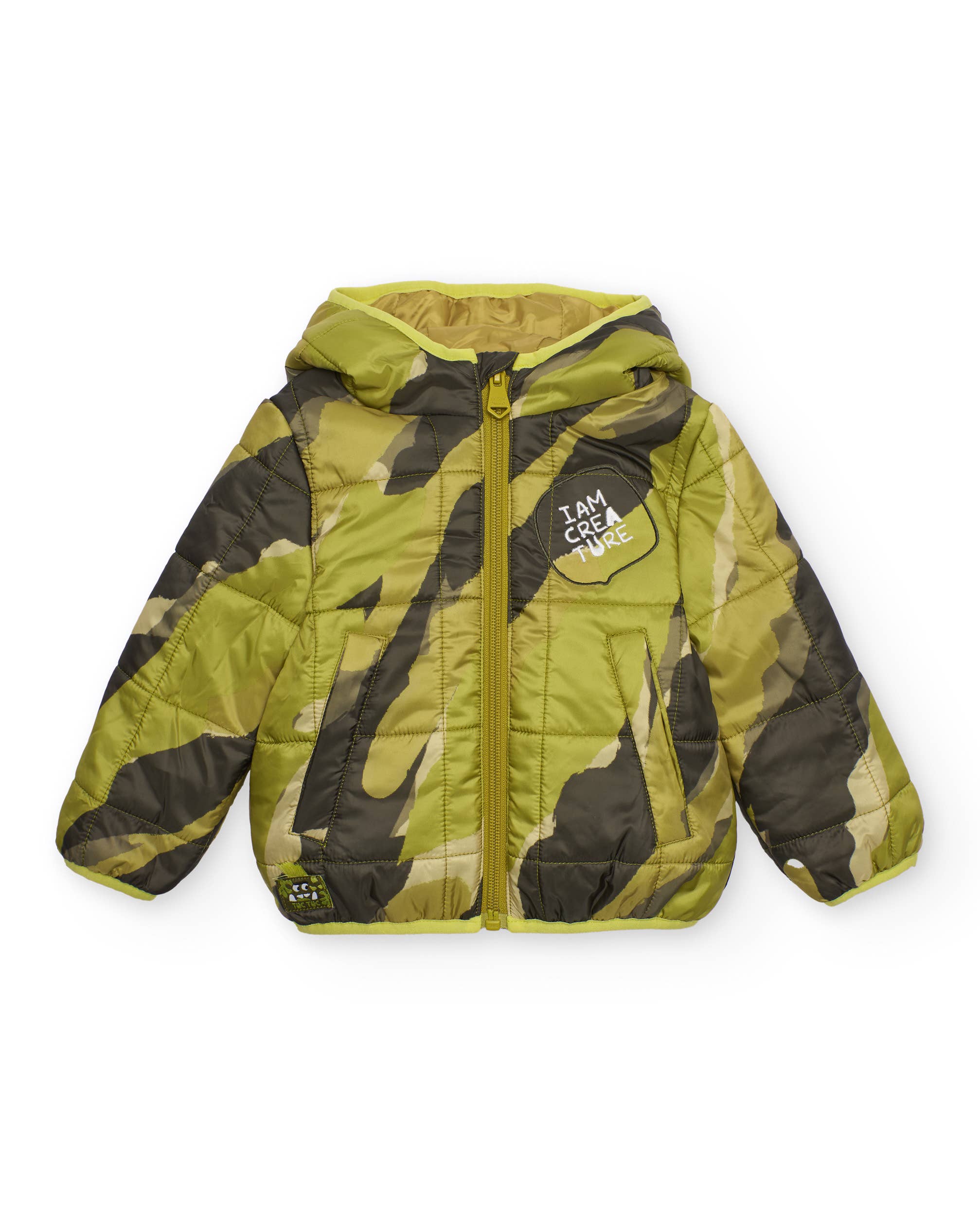 tuc tuc - Wholesale Jacket - Kids - Camouflage padded jacket for boys with integrated hood0