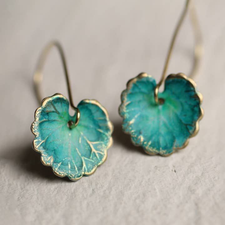 Pendientes Hoja para venta al por mayor de Silk Purse, Sow's Ear