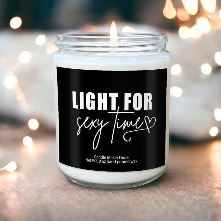 Candle Maker Dude - Vendita all'ingrosso Candela in vasetto - Candela Light for Sexy time, candele volgari, regali sporchi per lui, regali per fidanzati, candele sessuali, regali per San Valentino, regali divertenti per il giorno di San Valentino