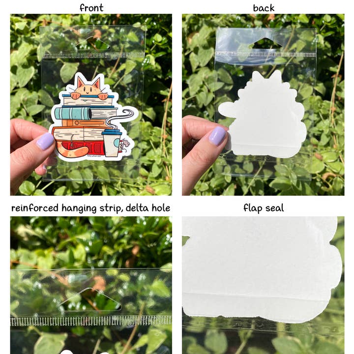 Kelly Latham Art - Vente Autocollant - Autocollant imperméable en vinyle pailleté d'urgence holographique mignon4