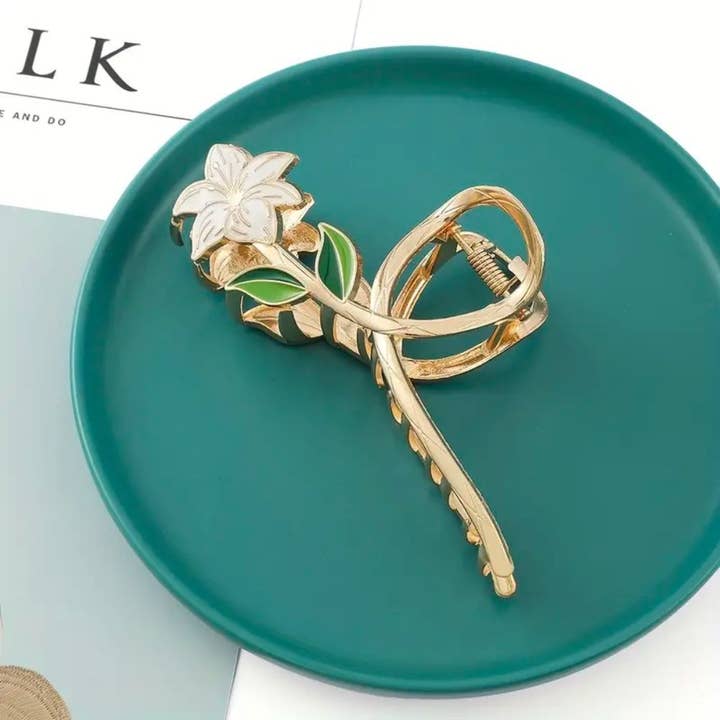 GOLDEN BLOSSOM HAIR CLIP for wholesale by Ashlen