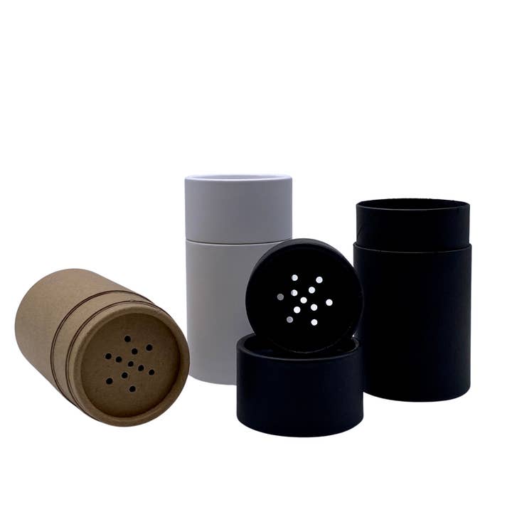 2 ounce / 60 g Paper Shaker Tube for wholesale by GreenWay Containers