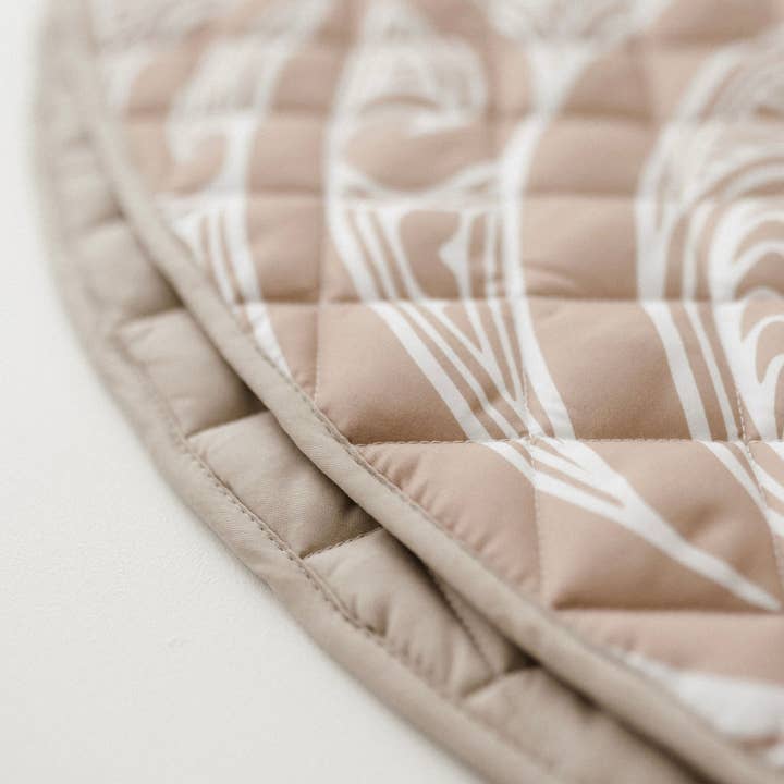 Māori Inspired Playmat | Tan for wholesale by BO & KO