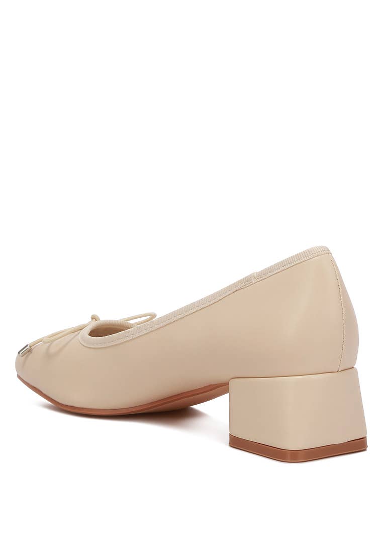 Rag Company – wholesale Low heels – Women′s – Sienna Low Block Heel Ballerinas6